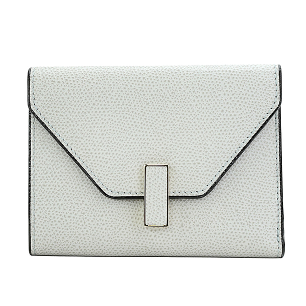Valextra Trifold Wallet Iside Light Gray